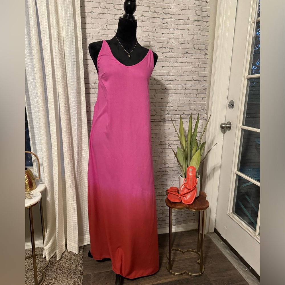 Pink/orange ombré dress by Billabong